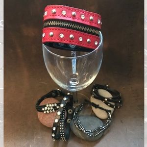 Leather Bracelet Lot